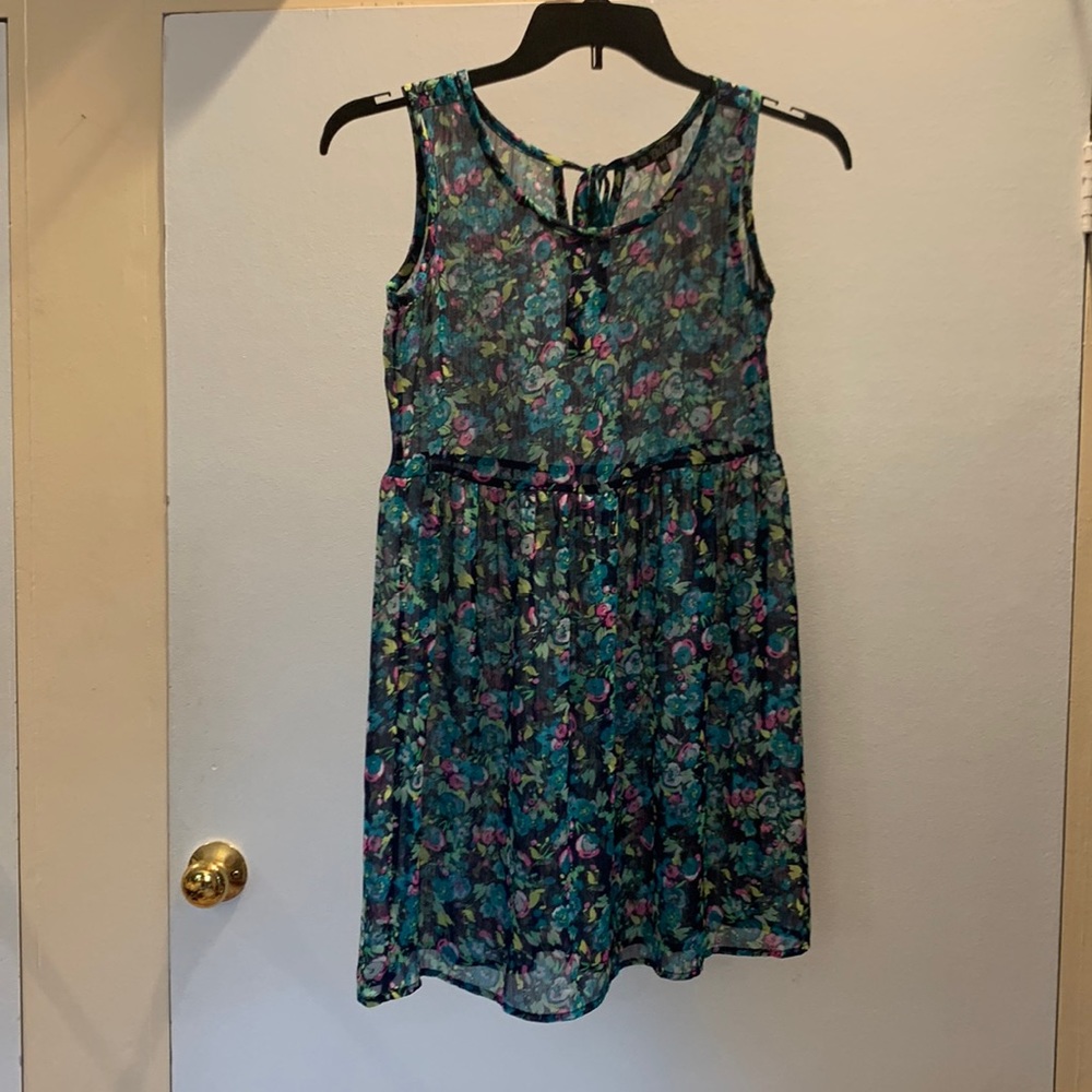 Bebop, XS, sheer floral dress